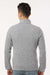 Columbia 209574 Mens Alto Pass Fleece Full Zip Sweatshirt w/ Pockets Heather City Grey Model Back