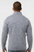 Columbia 209574 Mens Alto Pass Fleece Full Zip Sweatshirt w/ Pockets Heather Dark Mountain Blue Model Back