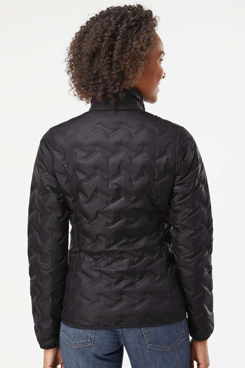 Columbia 208827 Womens Delta Ridge II Down Full Zip Jacket Black Model Back