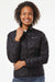 Columbia 208827 Womens Delta Ridge II Down Full Zip Jacket Black Model Front