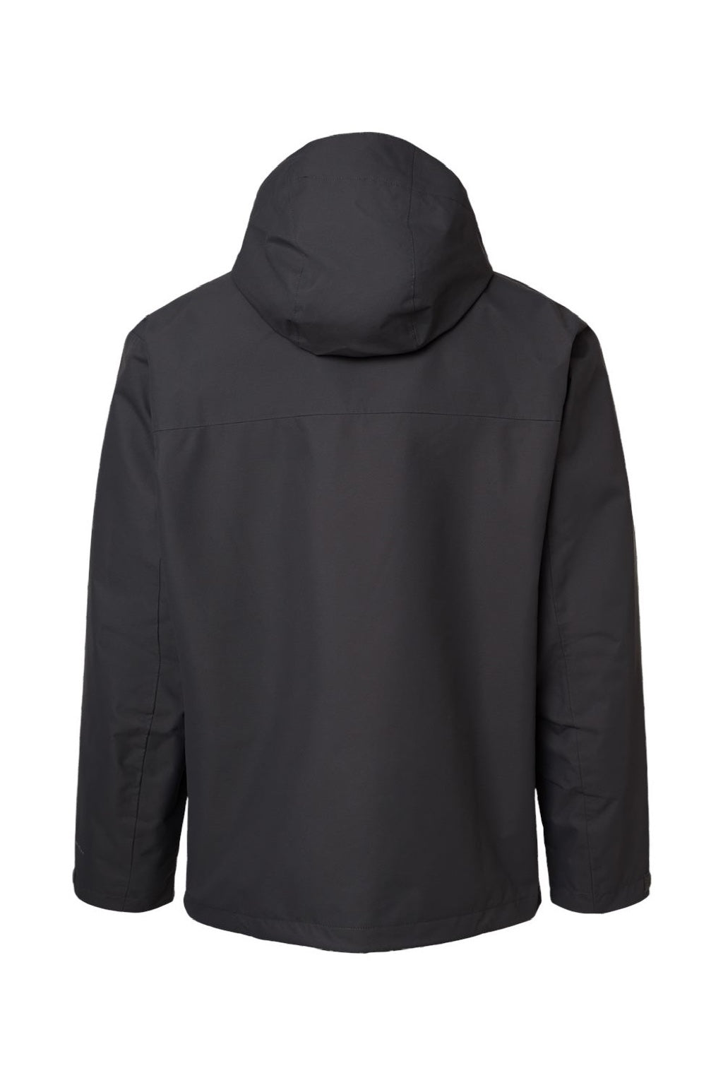 Columbia 208934 Mens Hikebound II Full Zip Hooded Jacket Black Flat Back