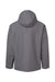 Columbia 208934 Mens Hikebound II Full Zip Hooded Jacket City Grey Flat Back