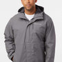 Columbia Mens Hikebound II Waterproof Full Zip Hooded Jacket - City Grey - NEW