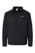 Columbia 205472 Mens Landroamer Quilted Snap Down Shirt Jacket Black Flat Front