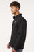 Columbia 205472 Mens Landroamer Quilted Snap Down Shirt Jacket Black Model Side