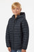 Columbia 209002 Youth Powder Lite II Full Zip Hooded Jacket Black Model Side