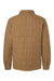 Columbia 205472 Mens Landroamer Quilted Snap Down Shirt Jacket Delta Brown Flat Back