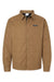 Columbia 205472 Mens Landroamer Quilted Snap Down Shirt Jacket Delta Brown Flat Front