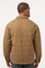 Columbia 205472 Mens Landroamer Quilted Snap Down Shirt Jacket Delta Brown Model Back