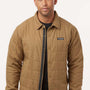 Columbia Mens Landroamer Quilted Snap Down Shirt Jacket - Delta Brown - New
