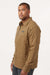 Columbia 205472 Mens Landroamer Quilted Snap Down Shirt Jacket Delta Brown Model Side