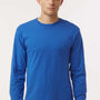 Tultex Mens Fine Jersey Long Sleeve Crewneck T-Shirt - Royal Blue - New