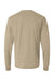 Tultex 202LS Mens Fine Jersey Long Sleeve Crewneck T-Shirt Sand Brown Flat Back