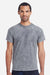 Colortone 1300 Mens Mineral Wash Short Sleeve Crewneck T-Shirt Mineral Grey Model Front