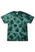 Colortone 1390 Mens Crystal Wash Short Sleeve Crewneck T-Shirt Crystal Jade Green Flat Front