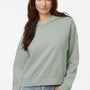 Independent Trading Company Womens California Wave Wash Sunday Hooded Sweatshirt Hoodie - Sage Green - New