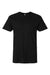 LAT 6901ECO Mens Eco Jersey Short Sleeve Crewneck T-Shirt Black Flat Front