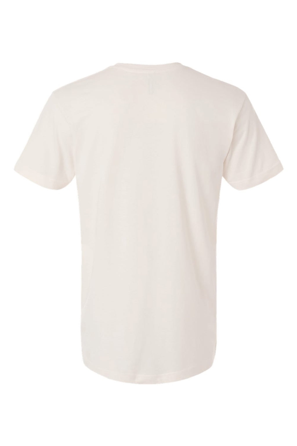 LAT 6901ECO Mens Eco Jersey Short Sleeve Crewneck T-Shirt Eggshell White Flat Back