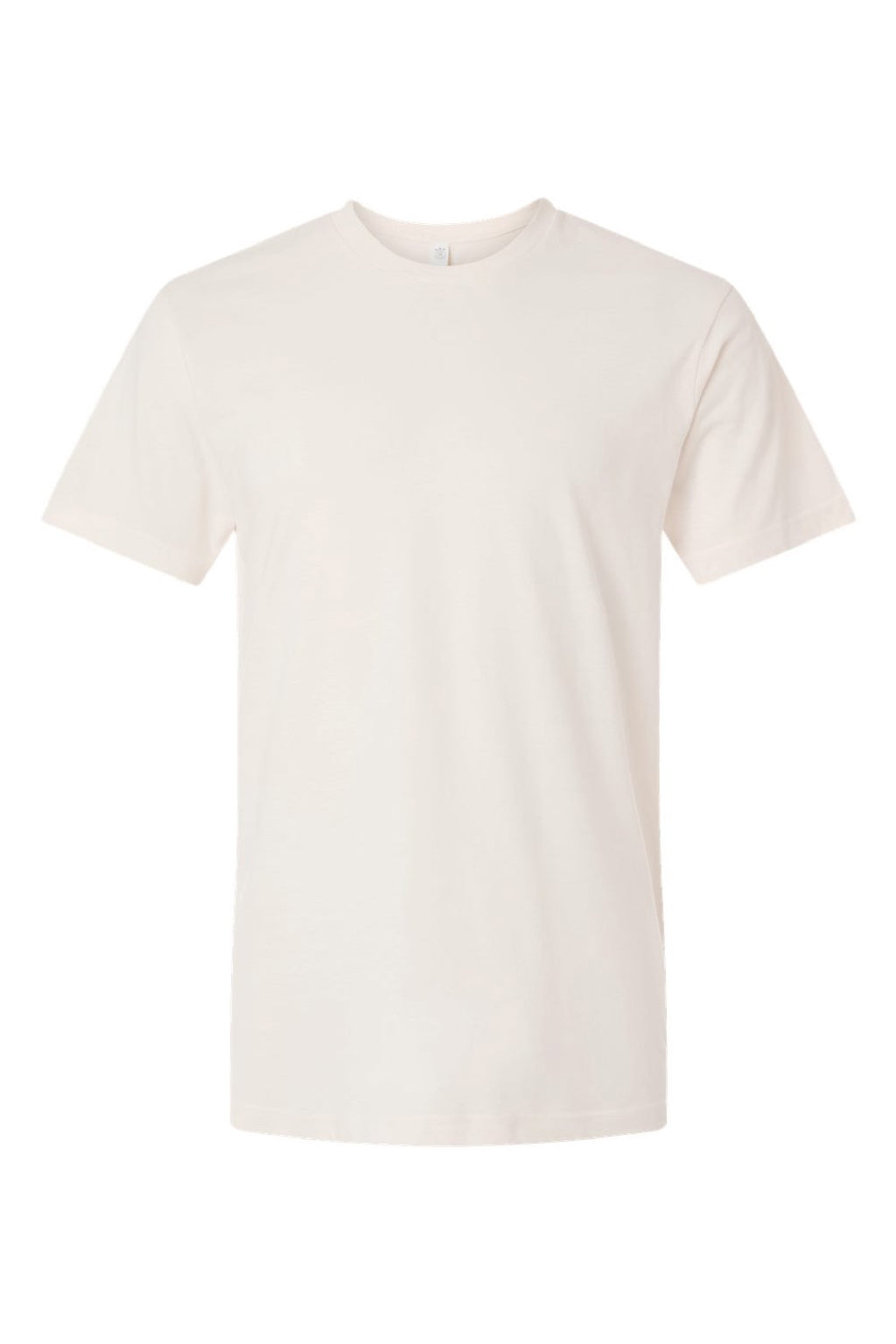 LAT 6901ECO Mens Eco Jersey Short Sleeve Crewneck T-Shirt Eggshell White Flat Front