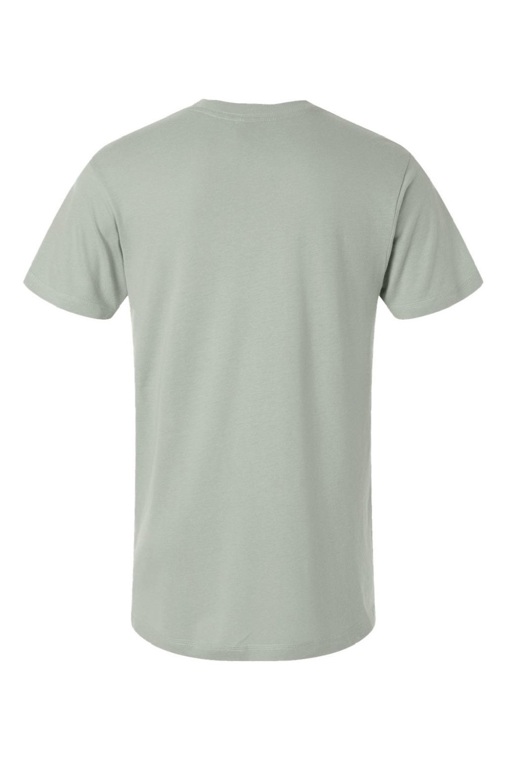 LAT 6901ECO Mens Eco Jersey Short Sleeve Crewneck T-Shirt Eucalyptus Green Flat Back