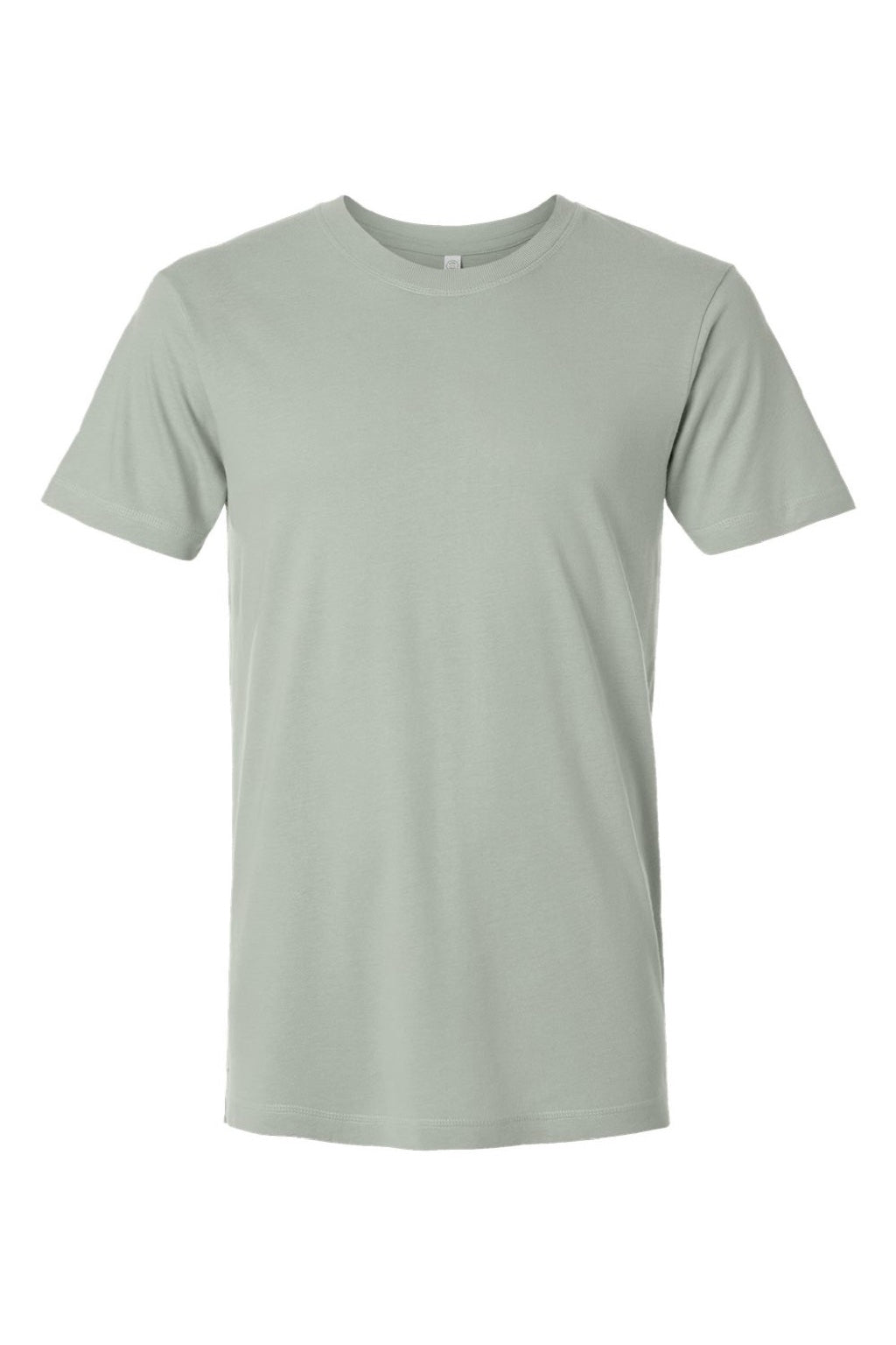LAT 6901ECO Mens Eco Jersey Short Sleeve Crewneck T-Shirt Eucalyptus Green Flat Front
