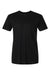 LAT 6904 Mens Bamboo Short Sleeve Crewneck T-Shirt Black Flat Front