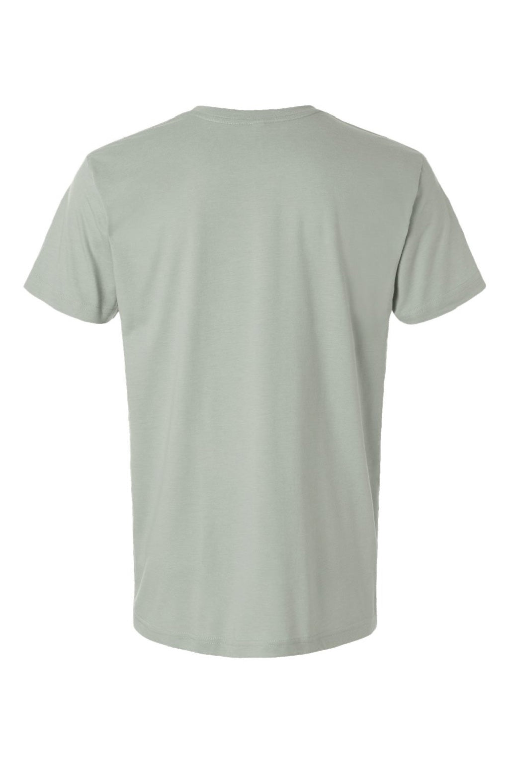 LAT 6904 Mens Bamboo Short Sleeve Crewneck T-Shirt Eucalyptus Green Flat Back