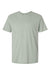 LAT 6904 Mens Bamboo Short Sleeve Crewneck T-Shirt Eucalyptus Green Flat Front