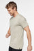 LAT 6904 Mens Bamboo Short Sleeve Crewneck T-Shirt Hazel Model Side
