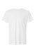 LAT 6904 Mens Bamboo Short Sleeve Crewneck T-Shirt White Flat Front
