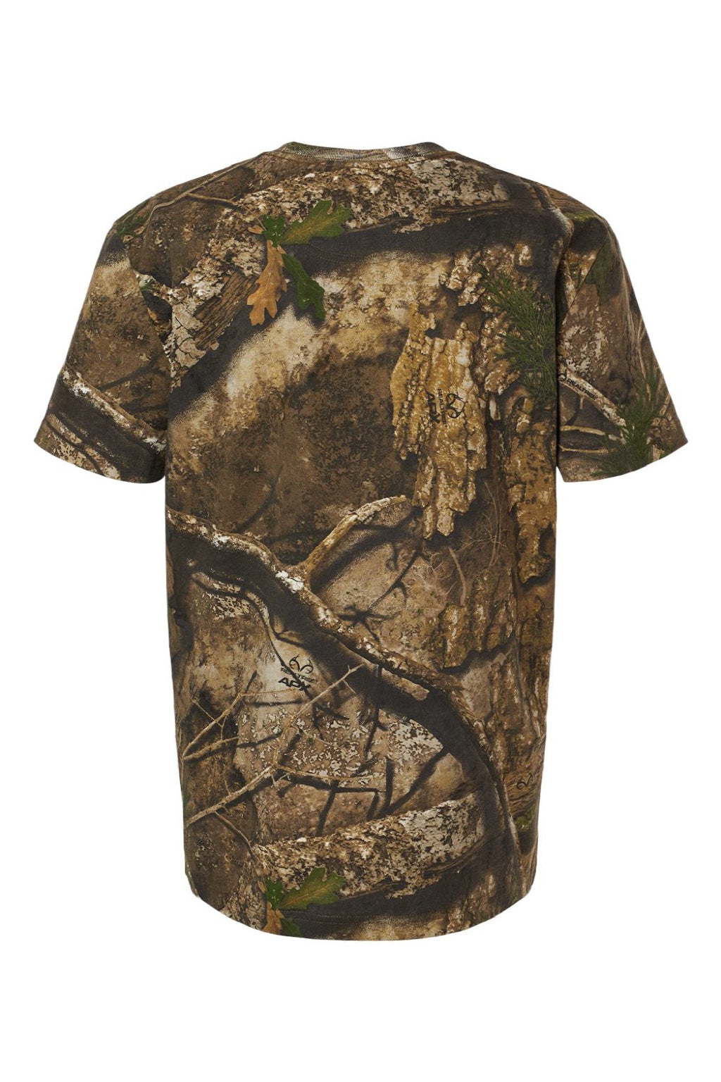 Code Five 3980 Mens Short Sleeve Crewneck T-Shirt RealTree APX Flat Back