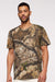 Code Five 3980 Mens Short Sleeve Crewneck T-Shirt RealTree APX Model Front