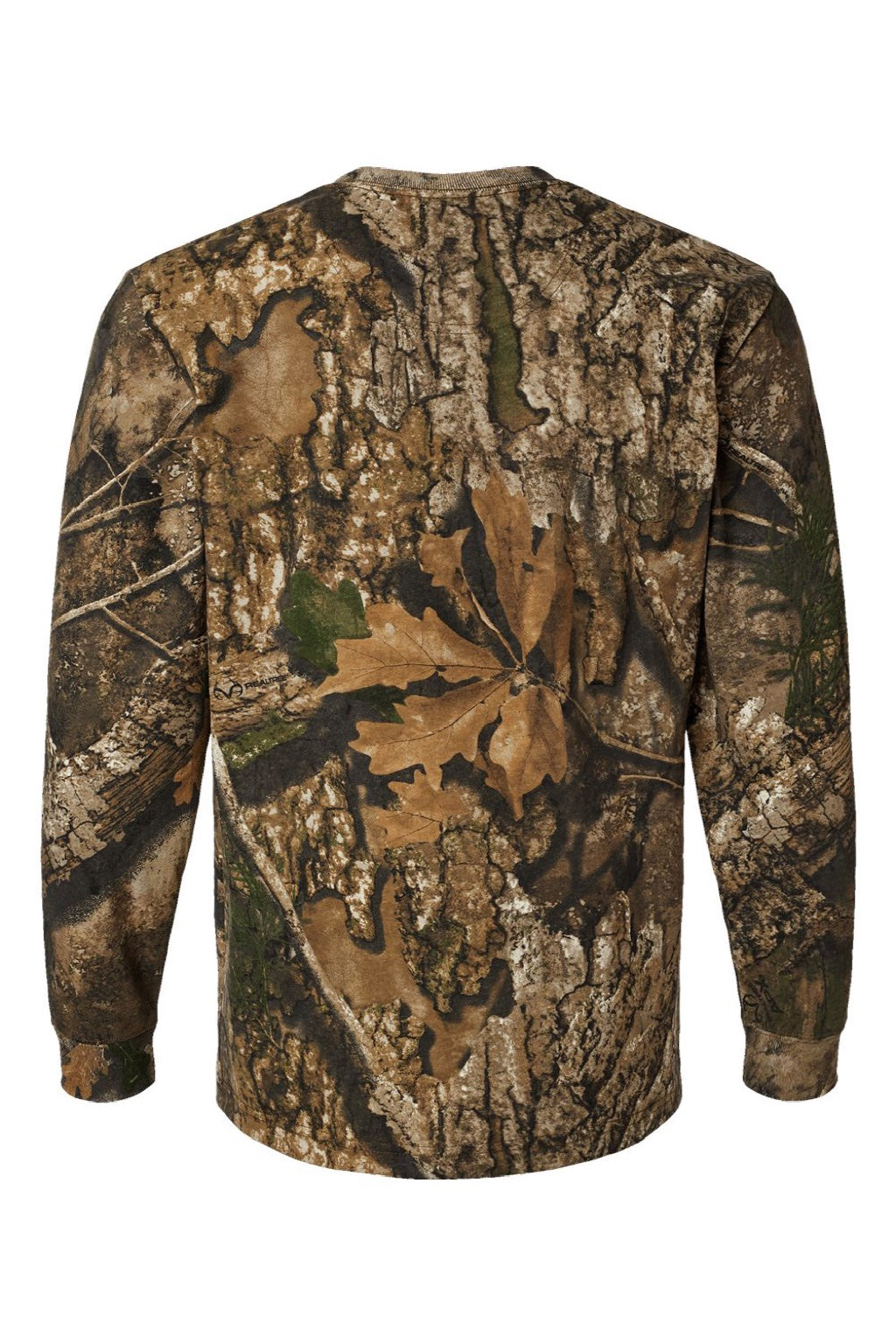Code Five 3981 Mens Long Sleeve Crewneck T-Shirt RealTree APX Flat Back