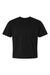 LAT 3520 Mens Relaxed Short Sleeve Crewneck T-Shirt Black Flat Front
