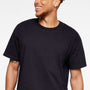 LAT Mens Relaxed Short Sleeve Crewneck T-Shirt - Black - New
