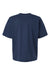 LAT 3520 Mens Relaxed Short Sleeve Crewneck T-Shirt Denim Blue Flat Back