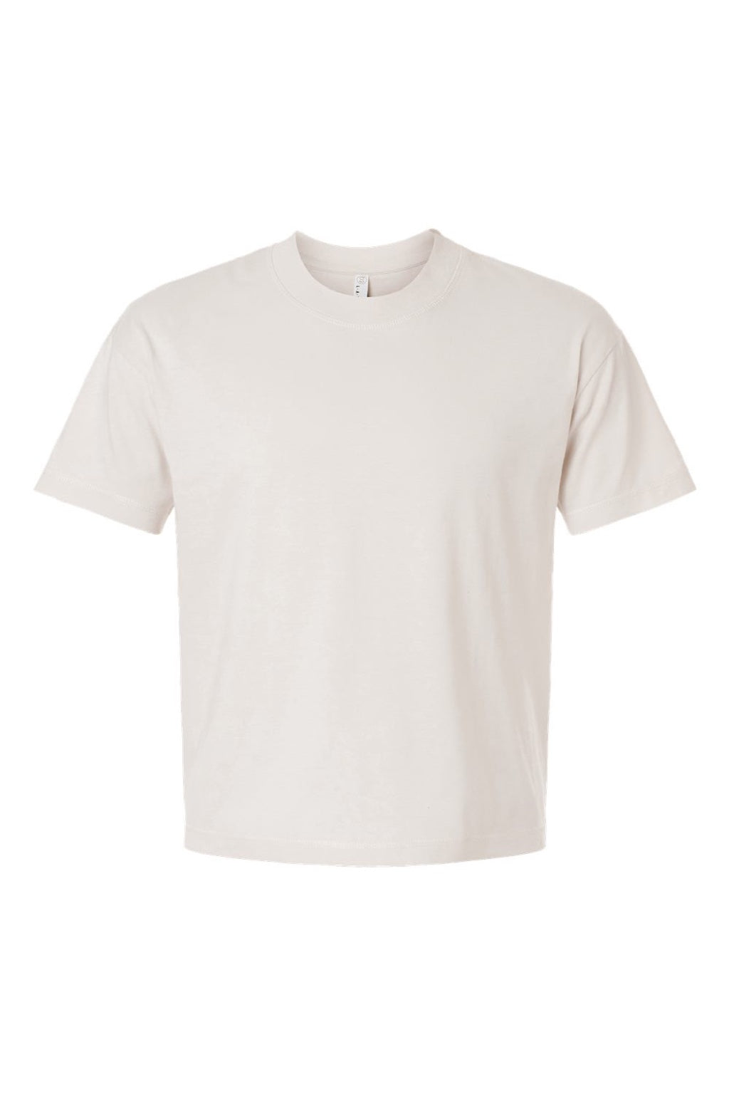 LAT 3520 Mens Relaxed Short Sleeve Crewneck T-Shirt Porcelain Flat Front