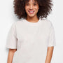 LAT Mens Relaxed Short Sleeve Crewneck T-Shirt - Porcelain - New