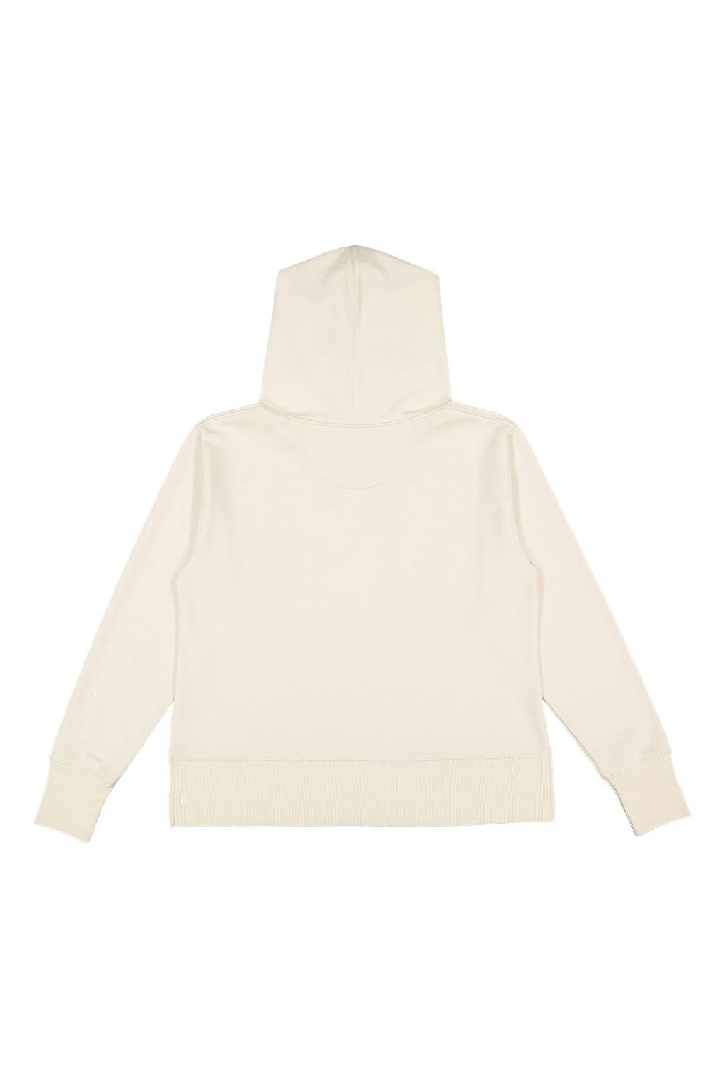 LAT 3536 Womens Vintage Wash Hooded Sweatshirt Hoodie Washed Natural Flat Back
