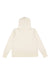 LAT 3536 Womens Vintage Wash Hooded Sweatshirt Hoodie Washed Natural Flat Back