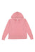 LAT 3536 Womens Vintage Wash Hooded Sweatshirt Hoodie Weathered Mauvelous Pink Flat Front