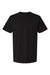 Tultex 299 Mens Street Short Sleeve Crewneck T-Shirt Black Flat Front