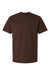 Tultex 299 Mens Street Short Sleeve Crewneck T-Shirt Brown Flat Front