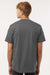 Tultex 299 Mens Street Short Sleeve Crewneck T-Shirt Charcoal Grey Model Back