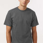 Tultex Mens Street Short Sleeve Crewneck T-Shirt - Charcoal Grey - New