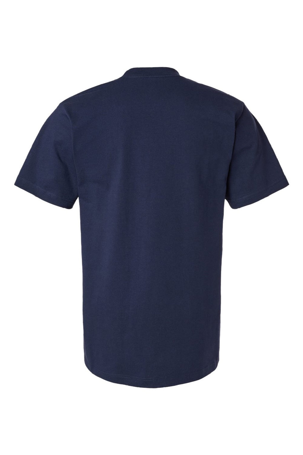 Tultex 299 Mens Street Short Sleeve Crewneck T-Shirt Navy Blue Flat Back