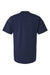 Tultex 299 Mens Street Short Sleeve Crewneck T-Shirt Navy Blue Flat Back