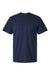 Tultex 299 Mens Street Short Sleeve Crewneck T-Shirt Navy Blue Flat Front