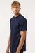 Tultex 299 Mens Street Short Sleeve Crewneck T-Shirt Navy Blue Model Side