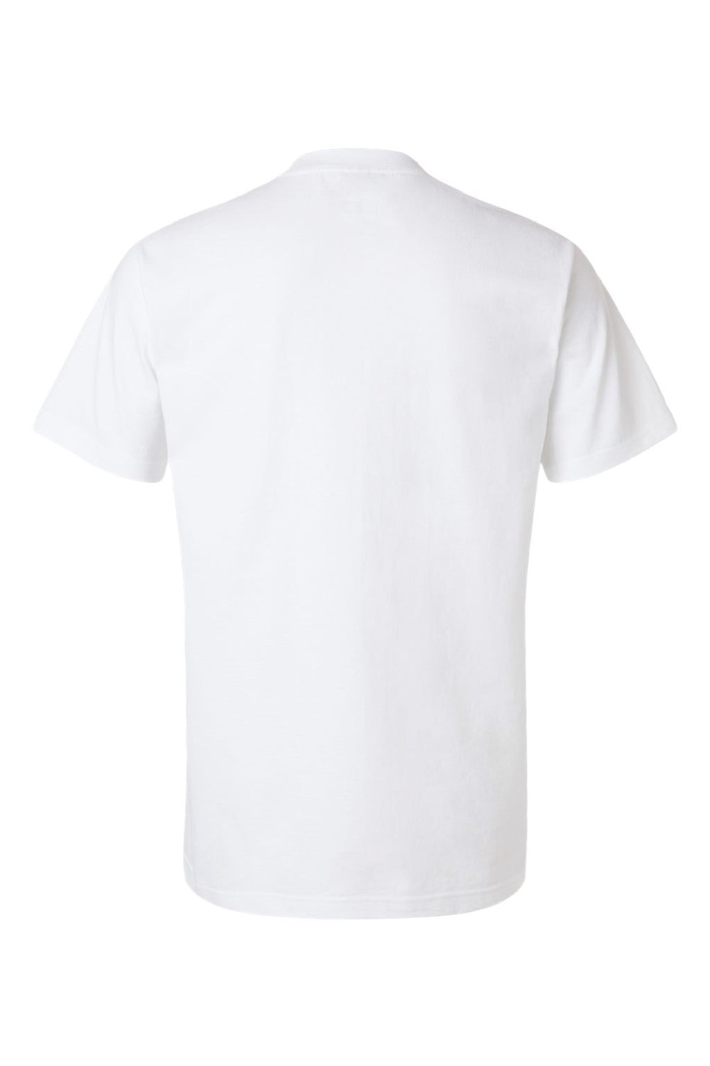 Tultex 299 Mens Street Short Sleeve Crewneck T-Shirt White Flat Back